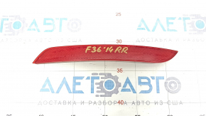 Rear bumper reflector right BMW 4 F32/33/36 14-16 fastening break
