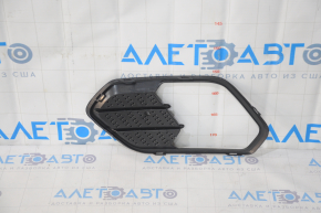 Bumper grille right Ford Escape MK3 17-19 rest gloss under fog lights