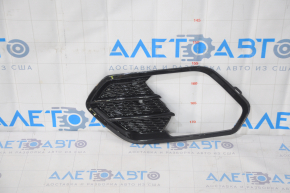 Bumper grille left Ford Escape MK3 17-19 rest gloss under fog lights