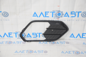 Bumper grille left Ford Escape MK3 17-19 rest gloss under fog lights