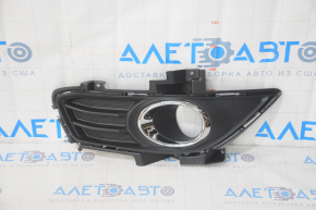Front bumper grille right Ford Fusion mk5 13-16 under fog lights mat