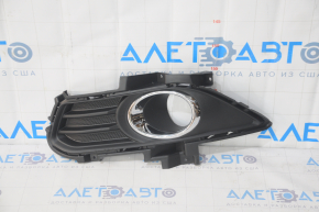 Front bumper grille left Ford Fusion mk5 13-16 under fog lights mat