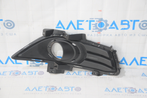 Front bumper grille left Ford Fusion mk5 13-16 under fog lights mat