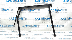 Upper rear left door molding Volvo V90 17-22 usa black gloss, with glass seal