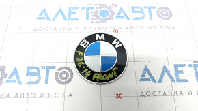 Emblem badge front bumper BMW 4 F32/33/36 14-20 sand
