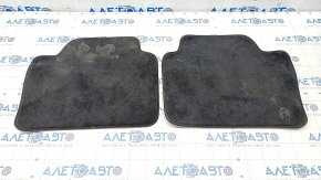 Set of floor mats for BMW 4 F36 15-20 Gran Coupe, black cloth, for cleaning