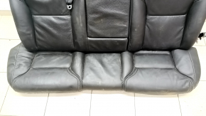 Rear row of seats 2 row Volvo V90 17-18 usa T5, T6 heating, leather black, driftwood, bump, need cleaning, scratches