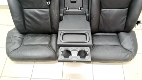 Rear row of seats 2 row Volvo V90 17-18 usa T5, T6 heating, leather black, driftwood, bump, need cleaning, scratches