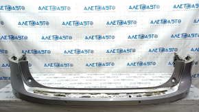 Rear bare bumper Volvo V90 17-21 usa T5, T6 for parking sensors, silver, for repainting