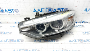 Headlight front left complete BMW 4 F32/33/36 14-16 xenon, adaptive, with lower mount, sand