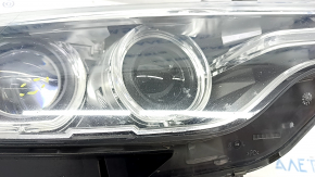 Front right headlight complete BMW 4 F32/33/36 14-16 xenon, adaptive, with lower mount, sand, scratch