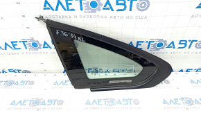 Window blind glass rear left BMW 4 F36 15-20 Gran Coupe black