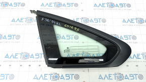 Window blind glass rear left BMW 4 F36 15-20 Gran Coupe black, cut seal