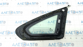 Window blind glass rear left BMW 4 F36 15-20 Gran Coupe black, cut seal
