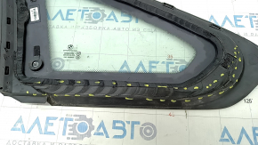 Window blind glass rear right BMW 4 F36 15-20 Gran Coupe black, cut seal