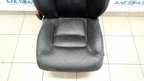 Driver's seat Volvo V90 17-22 usa without airbag, black leather, without pads and controls, driftwood, non-working electrics, needs cleaning