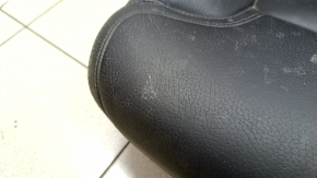 Passenger seat Volvo V90 17-22 usa without airbag, black leather, without pads and controls, driftwood, non-working electrics, needs cleaning
