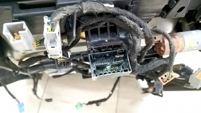 Passenger seat Volvo V90 17-22 usa without airbag, black leather, without pads and controls, driftwood, non-working electrics, needs cleaning