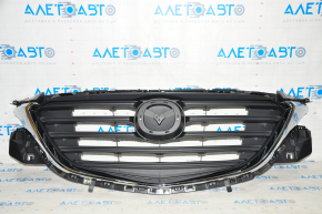 Radiator grille Mazda CX-9 16- without emblem, without inserts, without podium