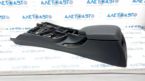 Console central armrest BMW 4 F32/33/36 14-20 black, armrest leather black, scratches