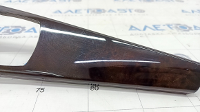 Center console trim for multimedia joystick BMW 4 F32/33/36 14-20 wood grain, type 2, scratches