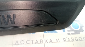 Door sill trim rear left outer BMW 4 F36 15-16 Gran Coupe, black, scratches