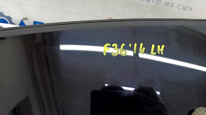 Left outer center pillar trim BMW 4 F36 15-20 Gran Coupe with seal, worn, scratches