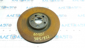 Front right brake disc Volvo V90 17-22 usa 345/30mm rusty