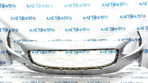 Front bare bumper Volvo V90 17-20 usa T5, T6 for parking sensors and headlight washers, bumper defect