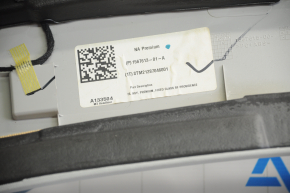 Tesla Model 3 18 headliner - gray cloth, for magnetic visor hooks, for cleaning scratches