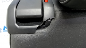 Rear row of seats 2nd row VW Atlas 18 - leather, black, scratch, broken pads, needs cleaning