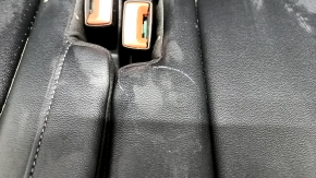 Rear row of seats 2nd row VW Atlas 18 - leather, black, scratch, broken pads, needs cleaning