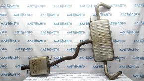 Muffler rear part with barrel VW Atlas 18- 3.6 rusty