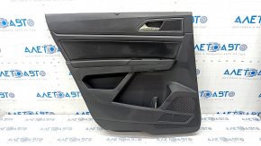 Door trim card rear left VW Atlas 18 - black, with curtain and tweeter, scratches