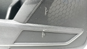 Door trim card rear left VW Atlas 18 - black, with curtain and tweeter, scratches