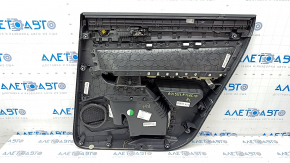 Door trim card rear left VW Atlas 18 - black, with curtain and tweeter, scratches