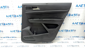 Door trim card rear right VW Atlas 18 - black, with curtain and tweeter, scratches, missing plug