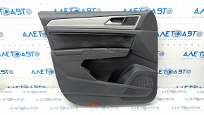 Door trim card front left VW Atlas 18 - black, with tweeter, insert under aluminum, butts