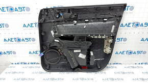 Door trim card front left VW Atlas 18 - black, with tweeter, insert under aluminum, butts