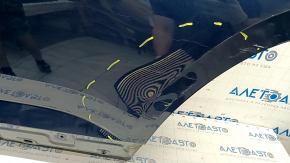 Bare rear left door VW Atlas 18- blue LP5Y, dent, bump