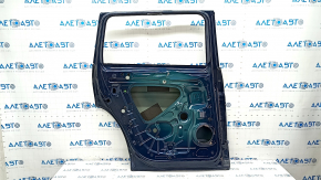 Bare rear left door VW Atlas 18- blue LP5Y, dent, bump