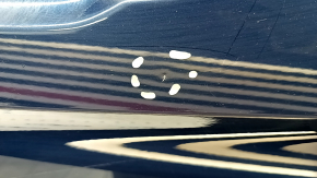 Bare front right door VW Atlas 18- blue LP5Y, butts, painted 0.25