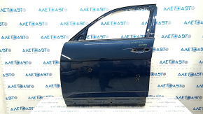 Bare front door left VW Atlas 18- blue LP5Y, butts