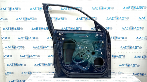 Bare front door left VW Atlas 18- blue LP5Y, butts