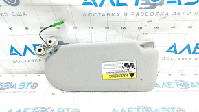 Right visor Volvo V90 17-22 usa gray, without hook, for cleaning