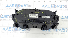 Instrument cluster VW Atlas 18- 73k scratches, broken mount, broken housing
