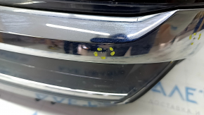 Headlight front left VW Atlas 18-20 pre-rest assembled with chrome and block, sand, bumps on chrome