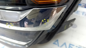 Headlight front left VW Atlas 18-20 pre-rest assembled with chrome and block, sand, bumps on chrome