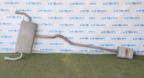 Exhaust line rear part with barrel Volvo V90 17-22 usa sawed off studs, dented