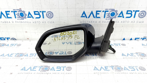 Side mirror left VW Atlas 18- 6+2 pins, BSM, turn signal, blue